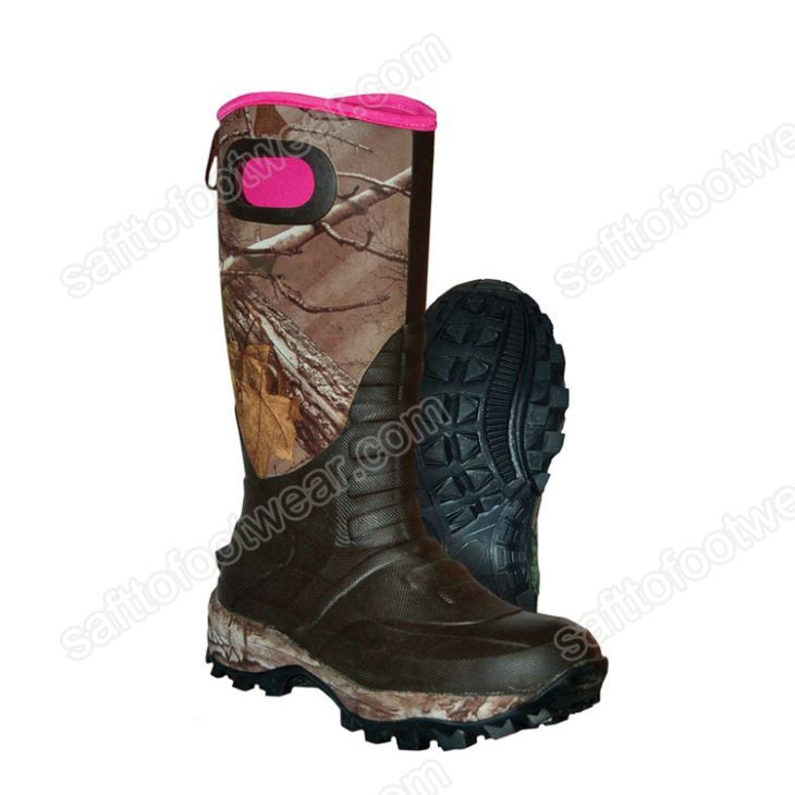 Erős külső talpú kültéri gumi vízálló csizma